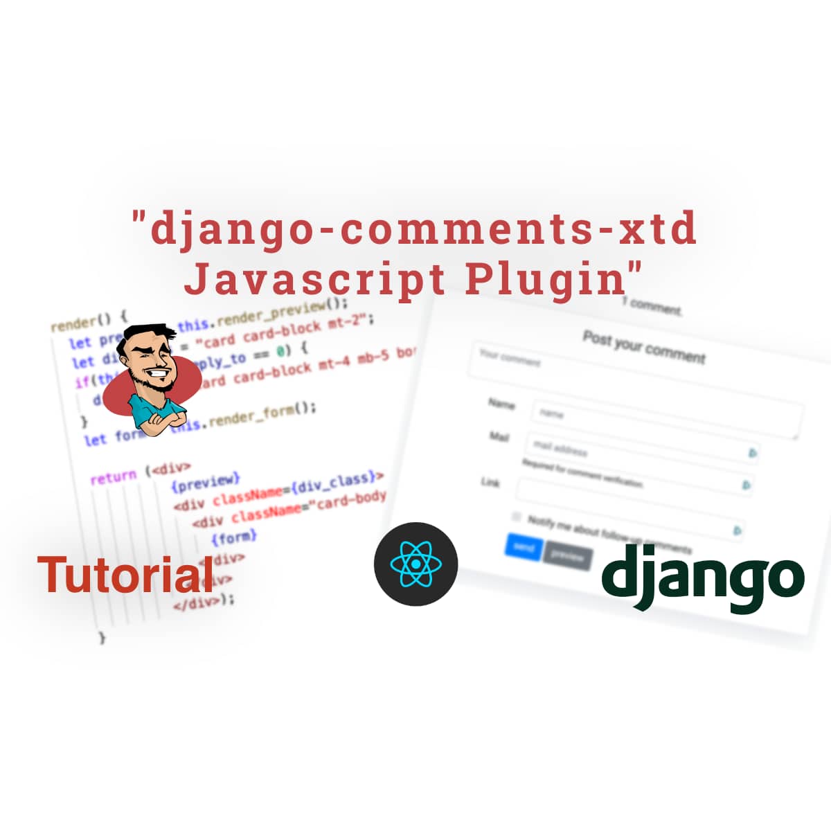 Personalización de los comentarios  de Django Comments Xtd Javascript Plugin